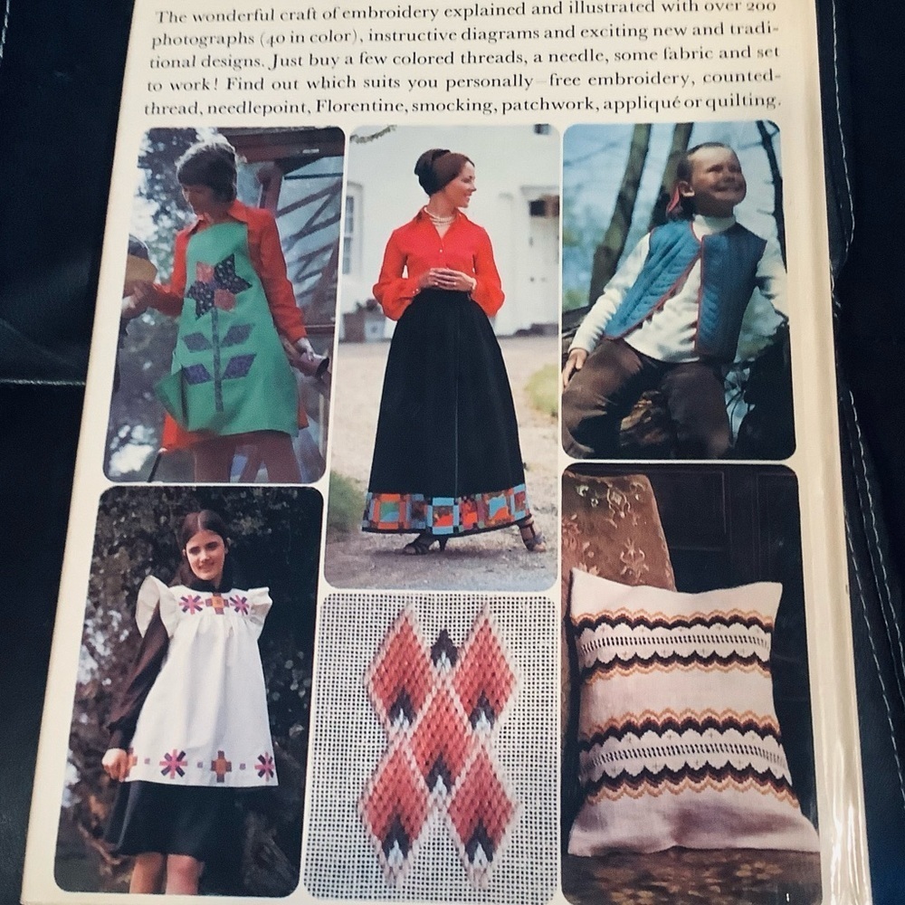 Vintage JoanFisher’s Guide to Embroidery 1973 hardcover - Picture 2 of 10